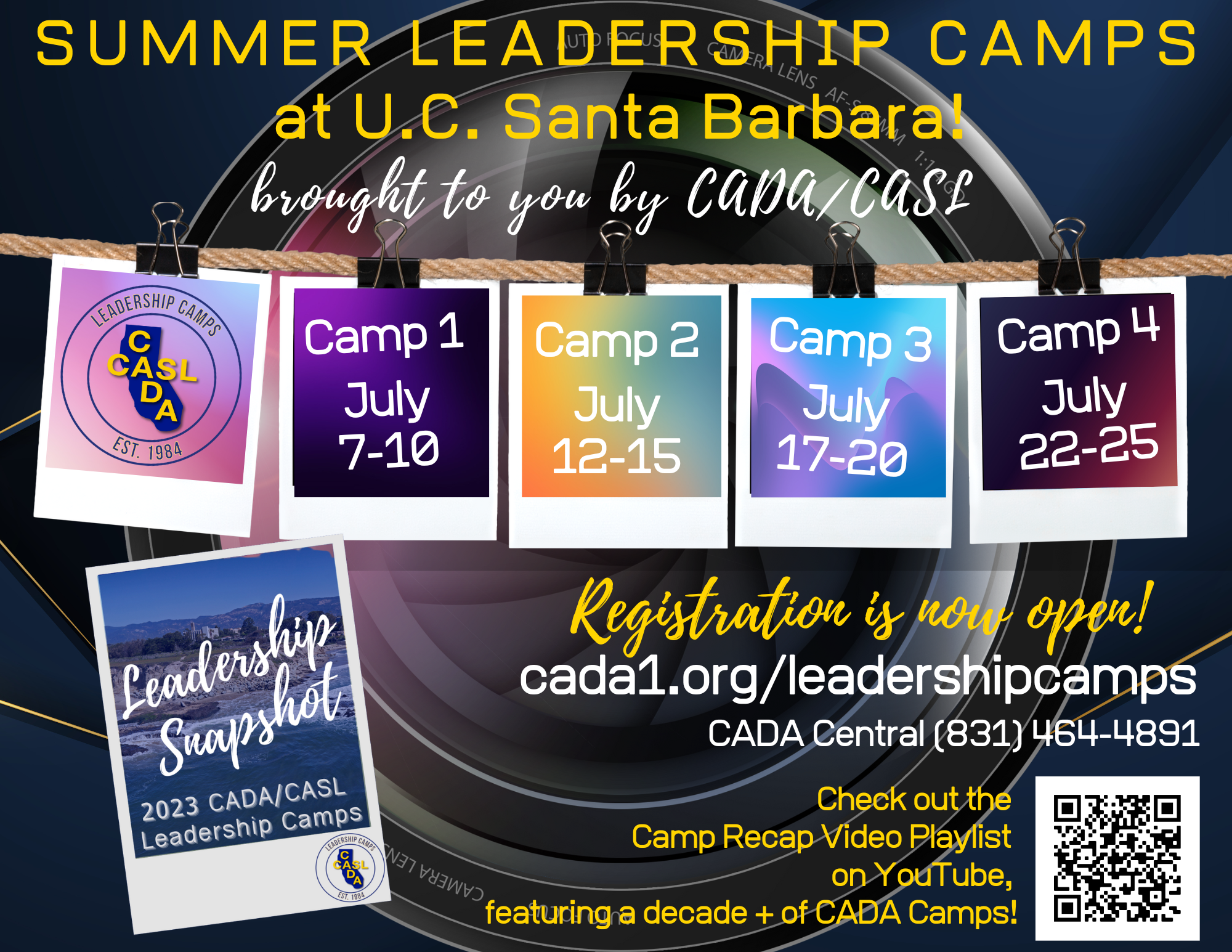 2023 CADA Camp Brochure