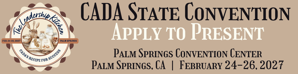 Apply to Present at the 2027 CADA State Convention!